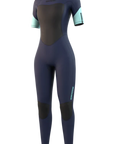 Mystic Brand Shortarm Wetsuit 3/2mm Back-Zip Flatlock Women Night Blue