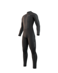 Mystic Majestic 4/3 Wetsuit Backzip Black/Grey Small