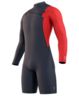 Mystic Marshall Shorty L/S Front-Zip 3/2mm