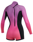 Lunar BK Longarm Shorty 2/2 BackZip Womens Springsuit Wetsuit