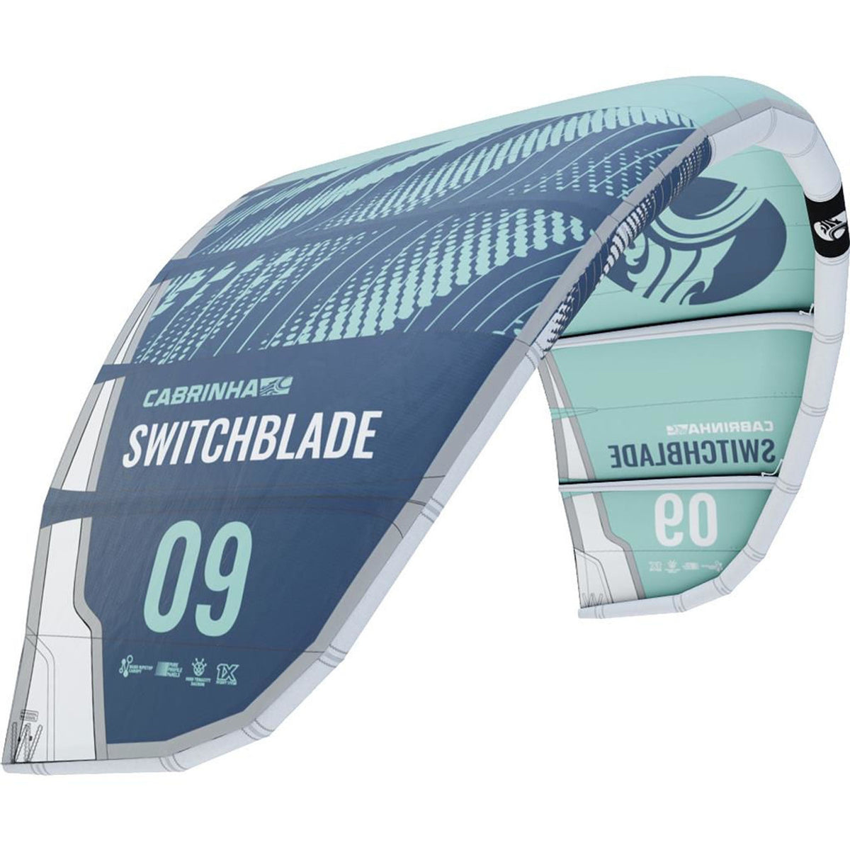 01 Cabrinha Switchblade Kiteboarding Kite 14m Aqua/White