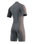 Mystic Marshall Shorty Front-Zip 3/2mm Light Grey