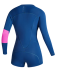 Mystic Lunar Longarm Shorty 2/2 Front-Zip Summer Blue