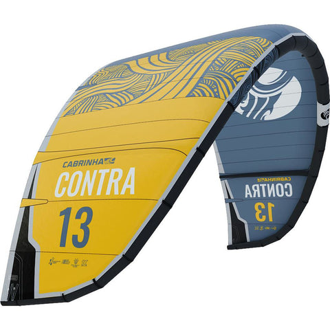 Cabrinha 02S Contra 3S 17M Yellow/Blue