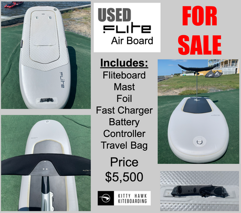 Available Used Fliteboard Air Efoil Complete Pack with Explore Battery and Fast Charger