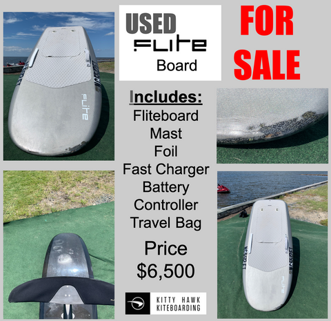 Available Used Fliteboard Efoil Complete Pack with Explore Battery and fast charger