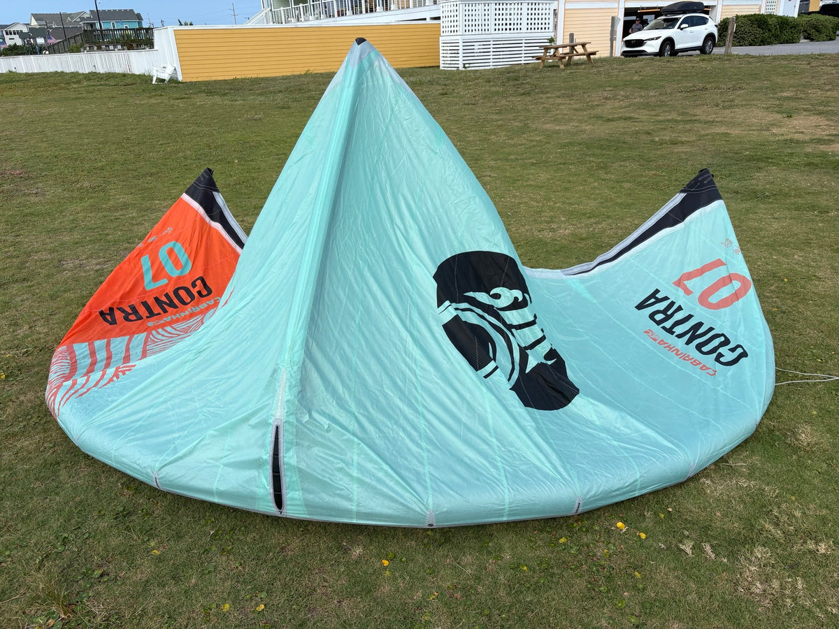 7M Cabrinha CONTRA 02S Kiteboarding Kite - Great Condition