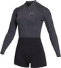 Mystic Lunar Longarm Shorty 2/2 Front-Zip Black