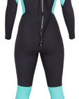 HyperFlex VYRL 4/3 Women's BackZip Wetsuit – Black/Aqua