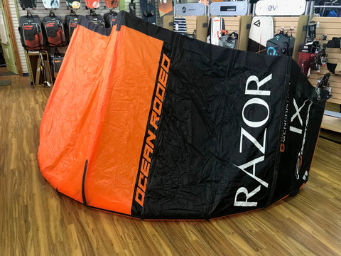 Used 2017 Ocean Rodeo Razor 9m Kiteboarding Kite